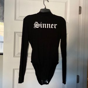 Sinner Bodysuit by Pretty Little Thing
